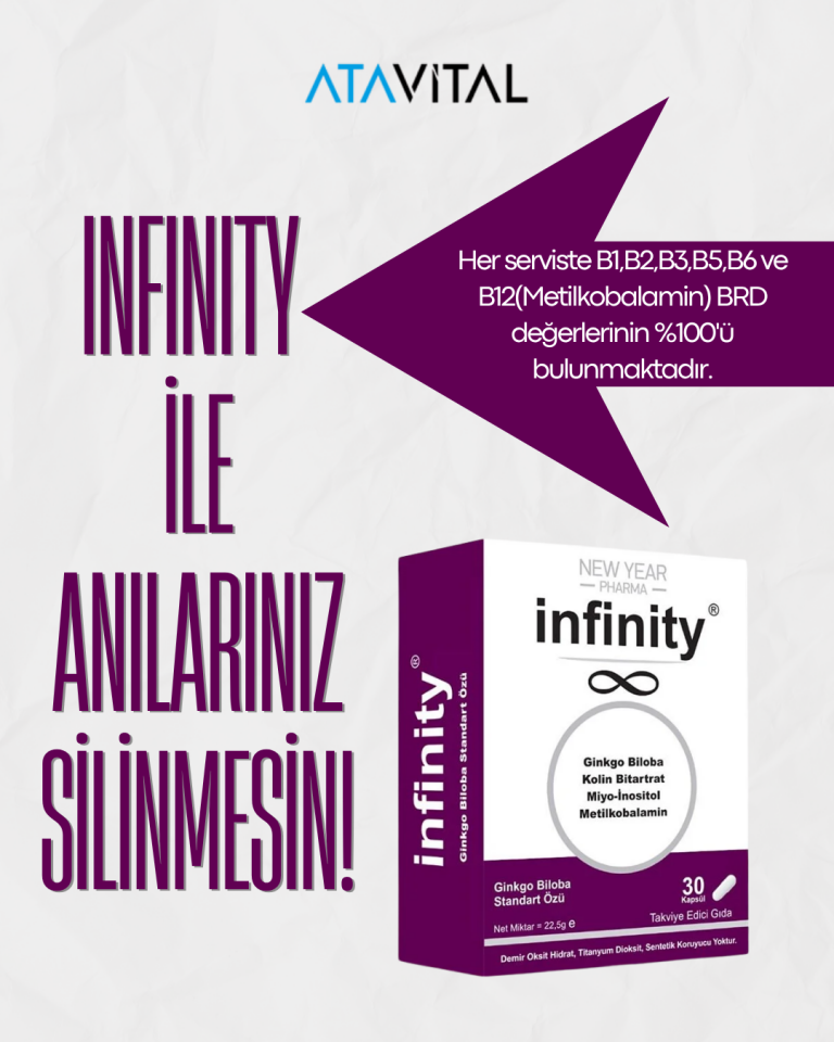 New Year Infinity Ginkgo Biloba 30 Kapsül Gıda Takviyesi
