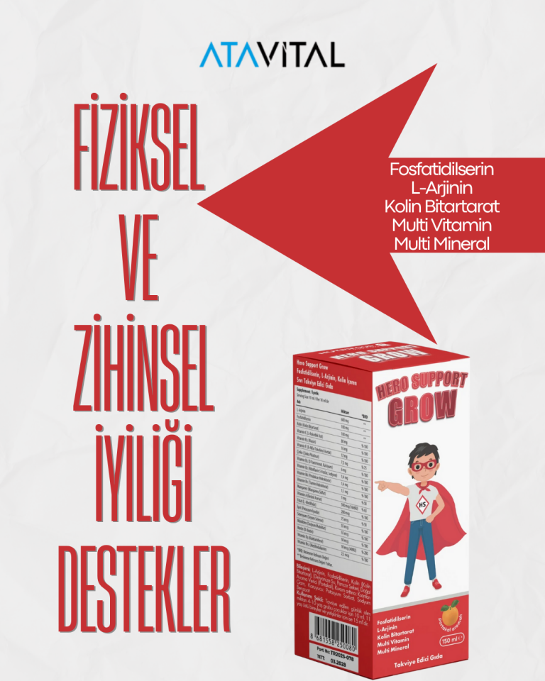 Hero Support Grow 150 Ml Şurup Takviye Edici Gıda