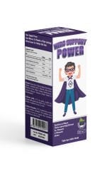 Hero Support Power 150 Ml Şurup Kara Mürver, D3 Vitmini ve Üzüm Çekirdeği Ekstresi İçeren Sıvı Takviye Edici Gıda Bağışıklık ve Sağlık için Doğal Destek