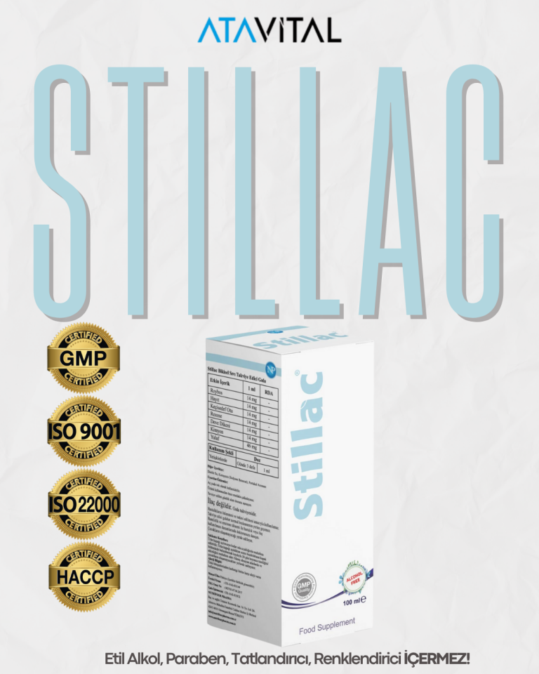 Stillac 100 ml Bitkisel Sıvı Takviye Edici Gıda