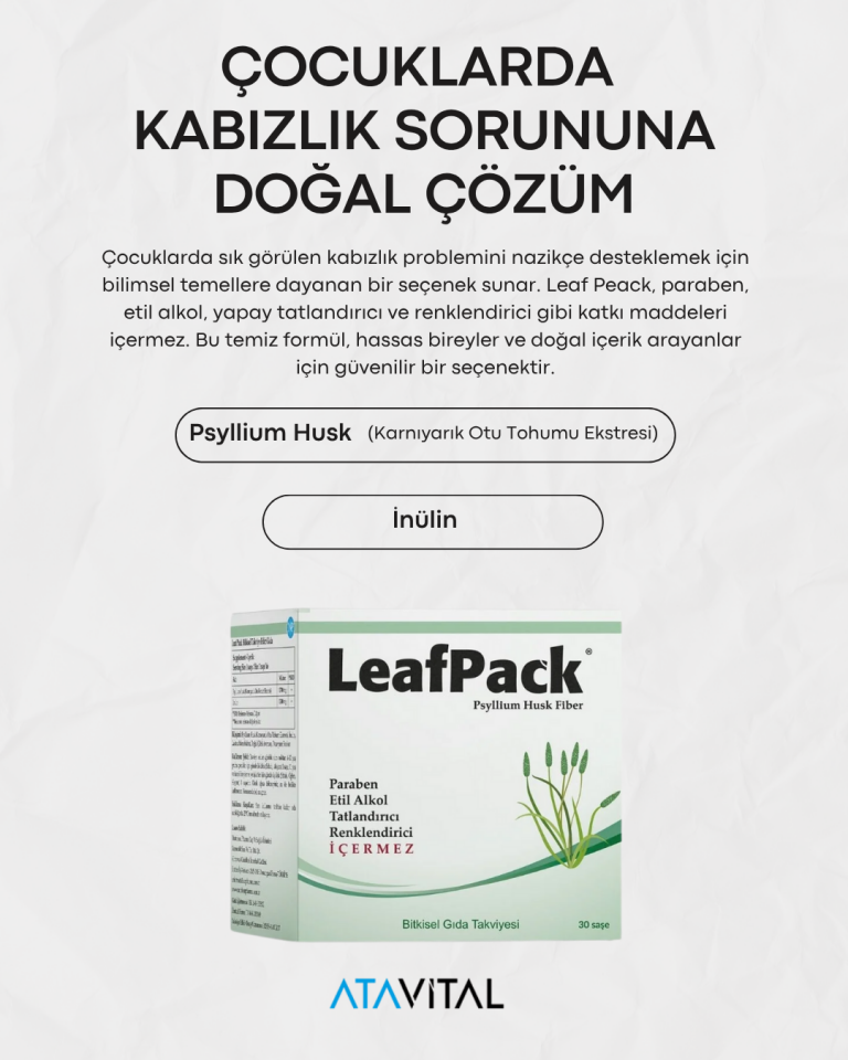 Leaf Pack 30 Saşe Bitkisel Takviye Edici Gıda